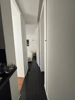 Cuisine ou kitchenette dans l'établissement Charming Paris apartment