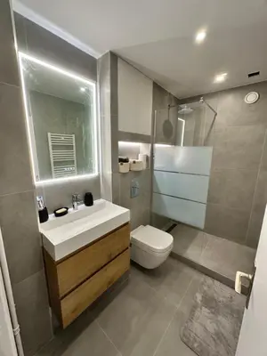 Salle de bains dans l'établissement Charming Parisian apartment in the 15th arrondissement