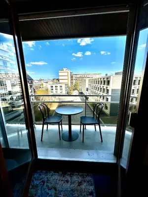 Balcon ou terrasse dans l'établissement Charming Parisian apartment in the 15th arrondissement