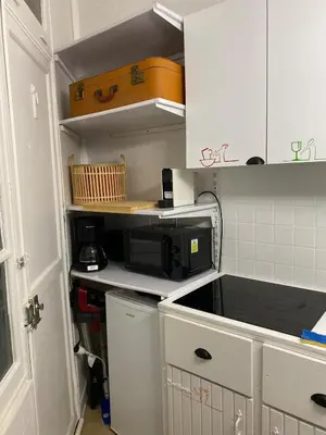 Cuisine ou kitchenette dans l'établissement Loge, Studio facing Gare du Nord