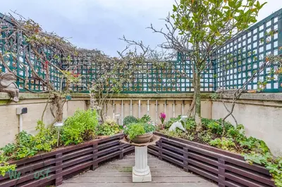 Jardin de l'établissement Le Boursault - Stunning Penthouse, Terrace, Parking