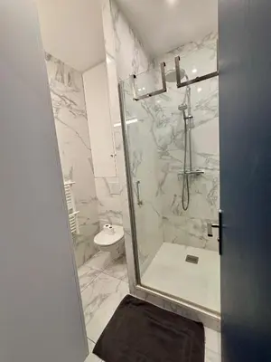 Salle de bains dans l'établissement Appartement Marais Sentier