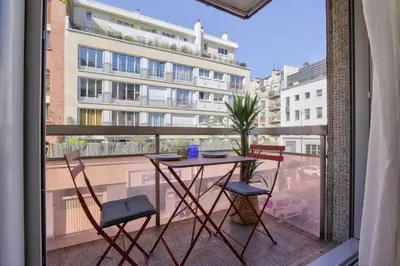 Balcon ou terrasse dans l'établissement Hidden gem in the heart of Paris' 11th district