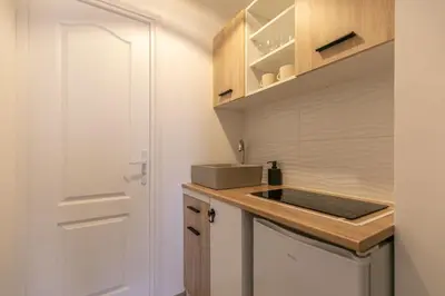 Cuisine ou kitchenette dans l'établissement MBA - Splendide Apart Proche Bastille