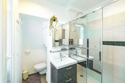 Salle de bains dans l'établissement Appartement Place Monge 3 Guests
