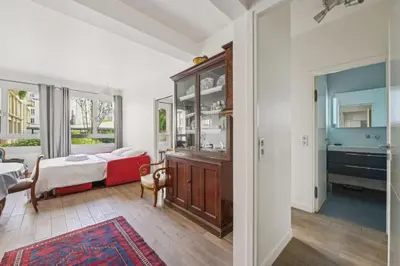 Un ou plusieurs lits dans un hébergement de l'établissement Branly - Franco Russe 1bdr B'Your Home