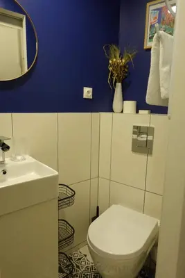Salle de bains dans l'établissement Santé - LB - Petit cocon dans le 14ème, Paris pour 2p