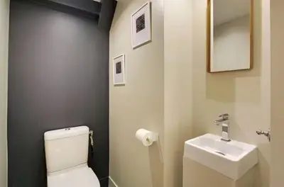 Salle de bains dans l'établissement Superbe appartement aux Halles I