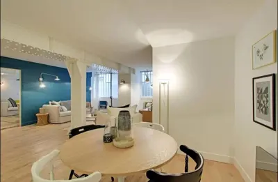 Coin salon dans l'établissement Sublime apartment - Halles II