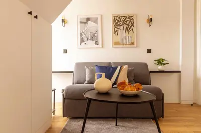 Plan de l'établissement Charming studio A C - 2P- Montorgueil