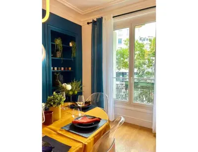 Coin salon dans l'établissement Elegant apartement - AC 2BR-6P- Palais des Congrès