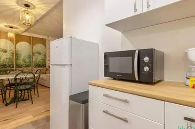 Cuisine ou kitchenette dans l'établissement Génie 2 - LB - Charmant Apt au Cœur du 12e de Paris pour 4 Pers