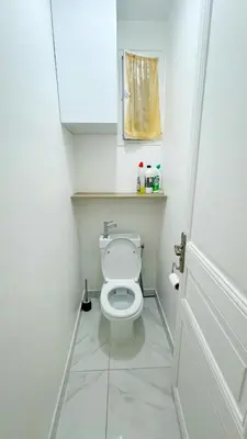 Salle de bains dans l'établissement Cozy Ap des Gobelins