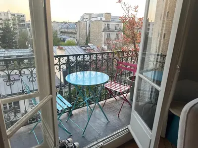 Balcon ou terrasse dans l'établissement Appartement muette
