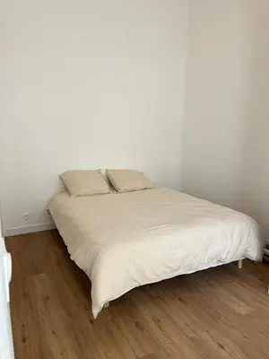 Un ou plusieurs lits dans un hébergement de l'établissement Beautiful cozy apartment
