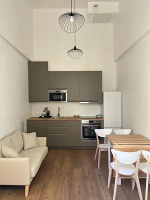 Cuisine ou kitchenette dans l'établissement Beautiful cozy apartment