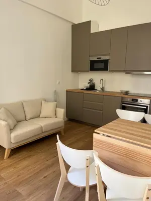 Cuisine ou kitchenette dans l'établissement Beautiful cozy apartment