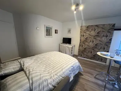 Télévision ou salle de divertissement dans l'établissement Superbe Studio Miromesnil Elysée