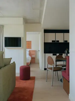Télévision ou salle de divertissement dans l'établissement Edgar Suites - Église