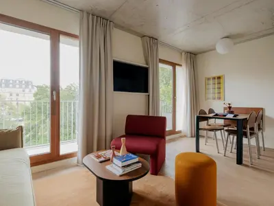 Télévision ou salle de divertissement dans l'établissement Edgar Suites - Église