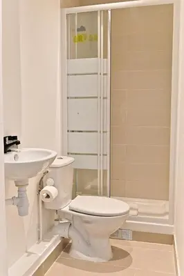 Salle de bains dans l'établissement Studio Élégant Paris - Père Lachaise
