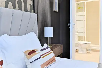 Salle de bains dans l'établissement Studio Élégant Paris - Père Lachaise