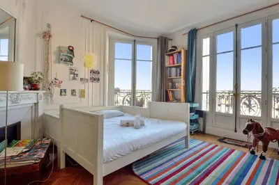 Un ou plusieurs lits dans un hébergement de l'établissement Appartement Poliveau - Welkeys