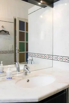 Salle de bains dans l'établissement Lovely Paris flat close to Eiffel Tower