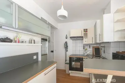 Cuisine ou kitchenette dans l'établissement Flexliving - One bedroom with balcony - Albert