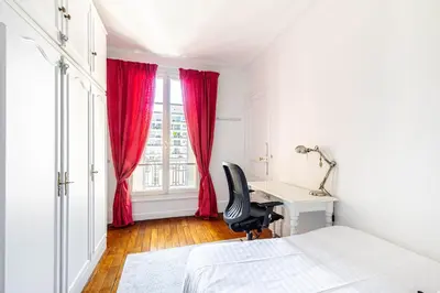Un ou plusieurs lits dans un hébergement de l'établissement GuestReady - Gambetta Hideaway