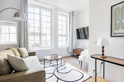 Télévision ou salle de divertissement dans l'établissement Apartment 4pers#1BedRoom#Mouffetard#Sorbonne