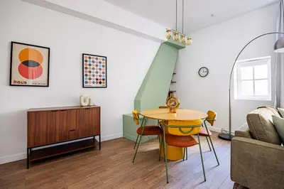 Coin salon dans l'établissement Apartment 4pers#1BedRoom#Mouffetard#Sorbonne