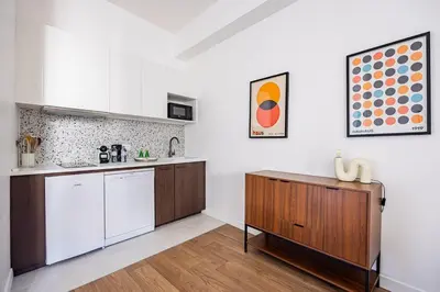 Cuisine ou kitchenette dans l'établissement Apartment 4pers#1BedRoom#Mouffetard#Sorbonne
