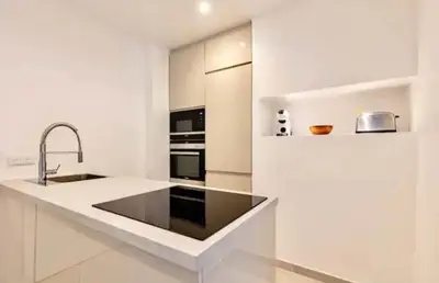 Cuisine ou kitchenette dans l'établissement Appartement 2 pieces Boulogne-Billancourt