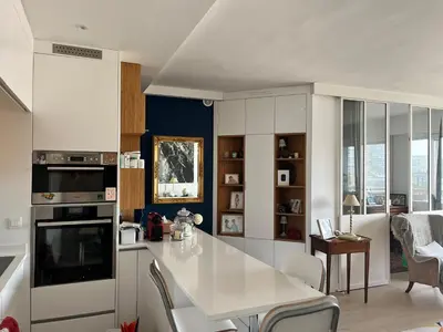 Cuisine ou kitchenette dans l'établissement 4-bed apartment PARIS 12