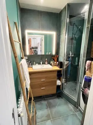 Salle de bains dans l'établissement 4-bed apartment PARIS 12