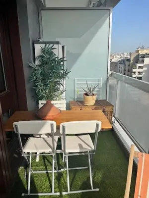 Balcon ou terrasse dans l'établissement 4-bed apartment PARIS 12