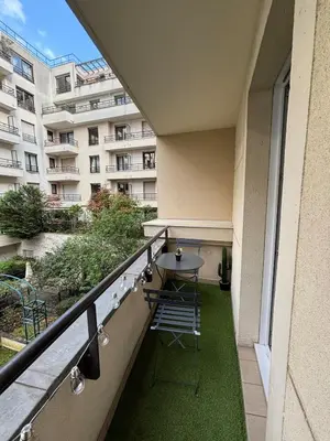 Balcon ou terrasse dans l'établissement Une pièce Issy-les-Moulineaux