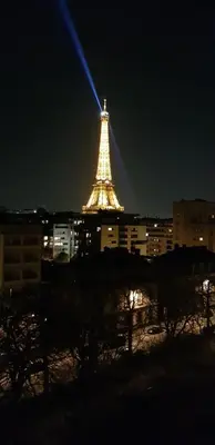 Plan de l'établissement Vue tour Eiffel