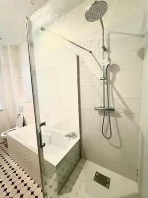 Salle de bains dans l'établissement Appartements Auteuil Paris 16