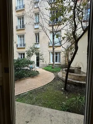 Jardin de l'établissement Appartements Auteuil Paris 16