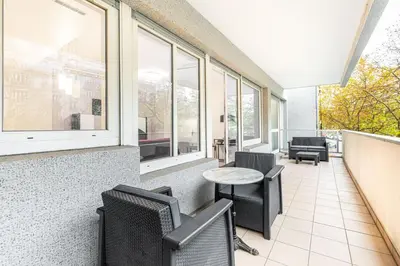 Balcon ou terrasse dans l'établissement GuestReady - Bright charm with a terrace
