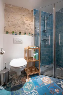 Salle de bains dans l'établissement Studio Cosy Paris Centre République Marais