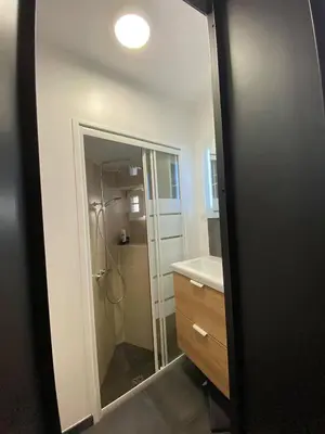 Salle de bains dans l'établissement Studio au cœur de paris