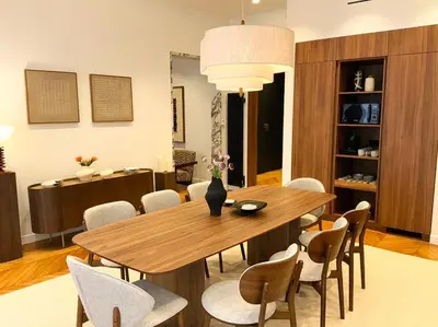 Coin salon dans l'établissement Urban Flat 197 - Prestige Saint Honore