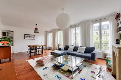 Coin salon dans l'établissement Charming Property with Open Views