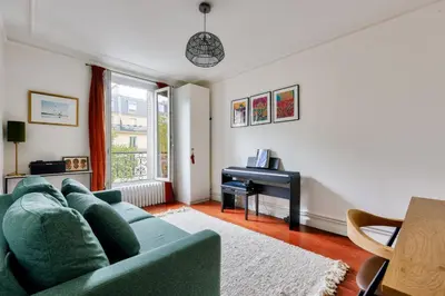 Coin salon dans l'établissement Charming Property with Open Views