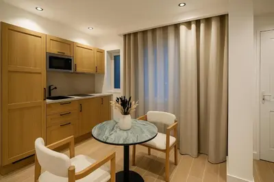 Cuisine ou kitchenette dans l'établissement Chic Studio Charonne, Haut-Marais
