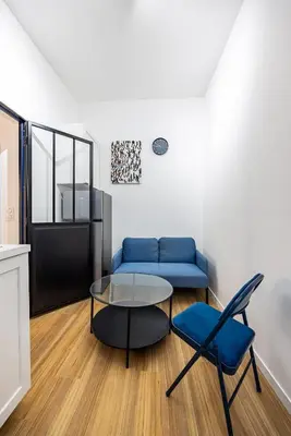 Coin salon dans l'établissement 1#Cosystudio#Paris13#JardinDesPlantes