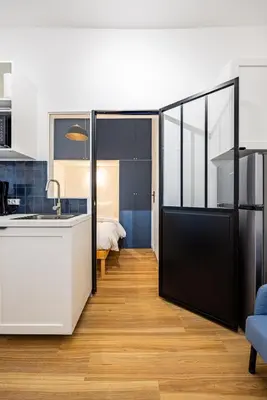 Cuisine ou kitchenette dans l'établissement 1#Cosystudio#Paris13#JardinDesPlantes